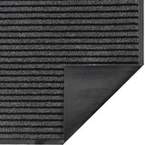  Otirač prugasti crni i sivi 115 x 500 cm | shoptok.hr