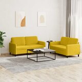  2-dijelni set sofa žuti baršunasti Cijene