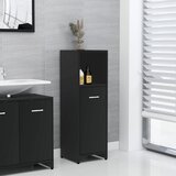vidaXL Kupaonski ormarić crni 30 x 30 x 95 cm od iverice Cijene