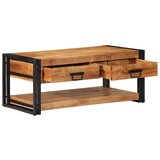 vidaXL Miza za kavo 90x50x38 cm masivni les akacija | Shoptok.si