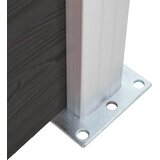 PANEL za ogradu WPC 175 x 146 cm crni | shoptok.hr