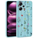Onasi liquid silikonski ovitek pomlad za xiaomi redmi note 12 pro / poco X5 pro - moder Cene