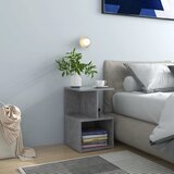 vidaXL Nočna omarica betonsko siva 35x35x55 cm iverna plošča, (20624206) Cene