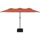  Dvostruki suncobran terakota 449 x 245 cm | shoptok.hr