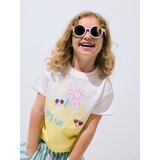 Reserved Majica kratkih rukava s printom - svjetložuto | shoptok.hr