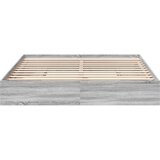 vidaXL Posteljni okvir s predali siva sonoma 180x200 cm inženirski les | Shoptok.si