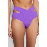 Trendyol Bikini Bottom - Purple - Plain Cene
