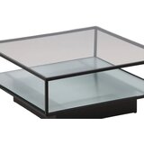 Furniture Fashion Maglehem klub stolić 90 × 90 cm, crni | shoptok.hr