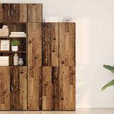  Highboard 2 pcs Staro drvo 70 x 42,5 x 185 cm | shoptok.hr