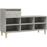 Ormarić za cipele boja betona 102x36x60 cm konstruirano drvo | Eponuda.com