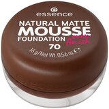 Essence Pudri & podlage Natural Matte Mousse Foundation - 70 Kostanjeva | Shoptok.si