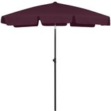 vidaXL Suncobran za plažu bordo 180 x 120 cm Cijene