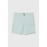United Colors Of Benetton Kratke hlače iz mešanice lana