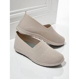 Resti Callista Women's Beige Moccasins Made of Breathable Fabric Spring Summer | Shoptok.si