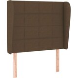  Box spring postelja z vzmetnico temno rjava 90x200 cm blago, (20899464) | Shoptok.si