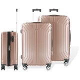 Hoffmanns 3-dijelni ABS set kofera Vertical Line Rose | shoptok.hr