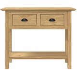  Konzolna stolica s ladicama BODO Medeno smeđa 91 x 34.7 x 74 cm | shoptok.hr
