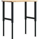 vidaXL Delovna miza 80x60x(71,5-98) cm trdna hrastovina | Shoptok.si