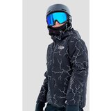 Quiksilver High In The Hood Printed Kids Jakna high energy black refl | Shoptok.si