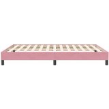  posteljni okvir brez vzmetnice roza 140x210 cm žamet, (21829376) | Shoptok.si