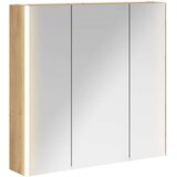  Kopalniška ogledalna omara z LED lučmi Oreh 73.5 x 15.5 x 70 cm, (5000233194) | Shoptok.si