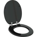  WC daska Crna 44 x 38 cm MDF ploča | shoptok.hr