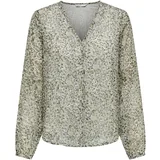 Only Bluza 'Luna' bež / kaki / temno zelena