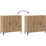  Komoda boja hrasta artisana 90 x 34 x 80 cm konstruirano drvo | Eponuda.com