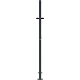 vidaXL Vrtna vrata antracitna 105x155 cm jeklena oblika drevesa | Shoptok.si