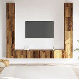  6-dijelni zidni set TV ormarić konstruirano drvo | shoptok.hr