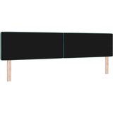 vidaXL Vzglavje s kristalnimi gumbi, temno zelena, 200 cm, žamet, (22051718) | Shoptok.si