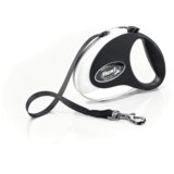 Flexi povodac Collection M Tape 5m Crno/Beli | ePonuda.com
