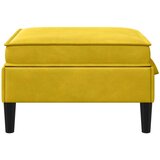  Stolić za sofu s pohranom Žuta Baršun | shoptok.hr