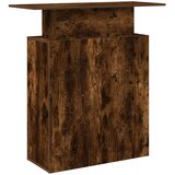  pisalna miza s pultom, inženirski les, dimljeni hrast, 100x40x104 cm | Shoptok.si