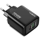 Moxom Punjač MX-HC178 USB+Type-C QC18W PD45W/ crna | ePonuda.com