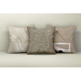 WALLXPERT Set ukrasnih jastučnica Asr_plw25-40, 43x43 cm, 3 komada, Šarene | Eponuda.ba