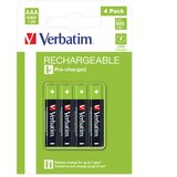  BATERIJA ZA PUNJENJE 1,2V AAA PK4 VERBATIM 49514 LR03 BLISTER u