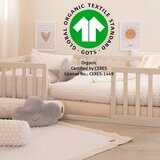 Roba Bež bombažna pletena otroška odeja 80x80 cm Frosty Almond – | Shoptok.si