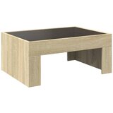  Stolić s beskonačnim LED svjetlima boja hrasta 70x50x30 cm | shoptok.hr