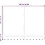  Ročno zložljivo senčilo Rjava 3,5 x 2 m Poliester s PU premazom, (5000205963) | Shoptok.si