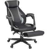Mömax gaming stol clio -exklusiv-, siva, črna | Shoptok.si