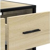 TV omarica sonoma hrast 60x31x39,5 cm inženirski les in kovina | Shoptok.si