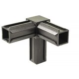 STABILIT Profil spojnica XD 90° 2 izlaza (D x Š x D: 30 x 30 x 2 mm, Plastika, Crne boje) Cijene