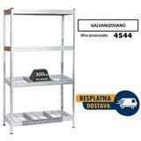 Metalna žičana polica 180x160x45cm 4x300kg | ePonuda.com