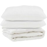 vidaXL Odeja z blazino 3 pcs Bela Mikrovlakna, (5000147779) | Shoptok.si