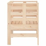  Vrtne stolice 2 kom 61,5 x 53 x 71 cm od masivne borovine | shoptok.hr