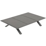 Lumar Vrtni stolić (D x Š x V: 120 x 80 x 27 cm, Tamnosiva)