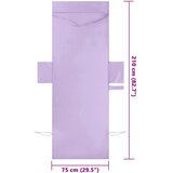  Ručnici za ležaljku 2 pcs Ljubičasta 210 x 75 cm | shoptok.hr