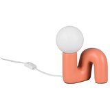 REALITY Oranžna keramična namizna svetilka (višina 21,5 cm) Quinn – | Shoptok.si