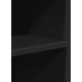 vidaXL Bočni stolić s kotačima crni 55x60x78 cm konstruirano drvo | shoptok.hr